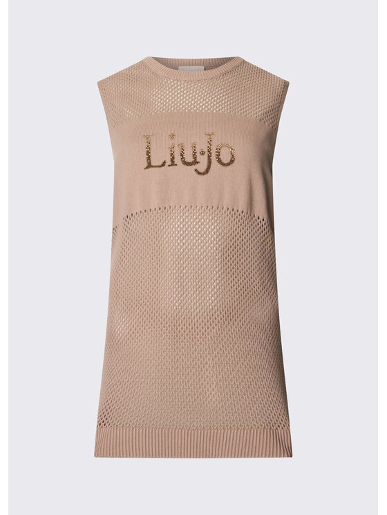 Liu Jo Liu Jo Sweter TA6112MS71G61412 Beżowy Regular Fit