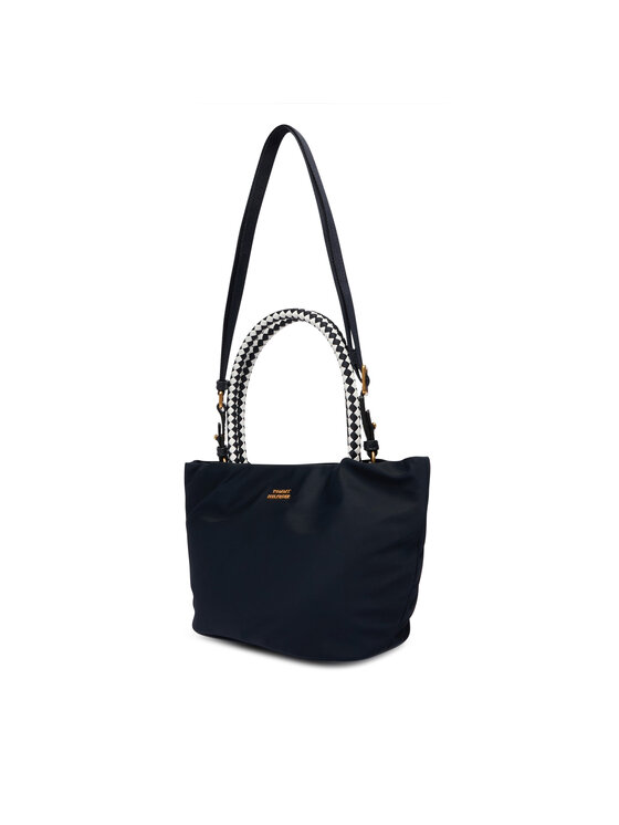 Tommy Hilfiger Tommy Hilfiger Дамска чанта Th Marina Bucket Nylon AW0AW18831 Тъмносин