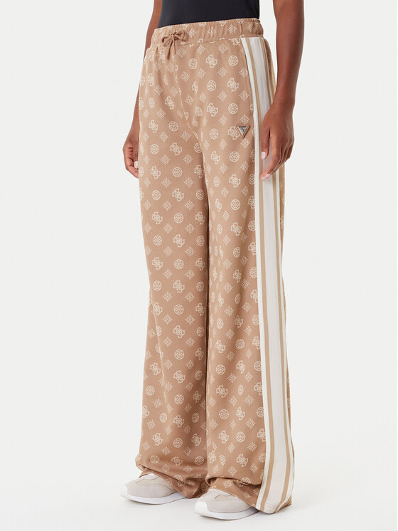 Guess Guess Spodnji del trenirke V5YB10 K0282 Rjava Relaxed Fit