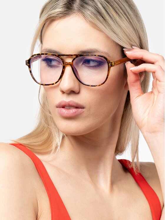 Herling Herling Occhiali con filtro luce blu Thorne Marrone