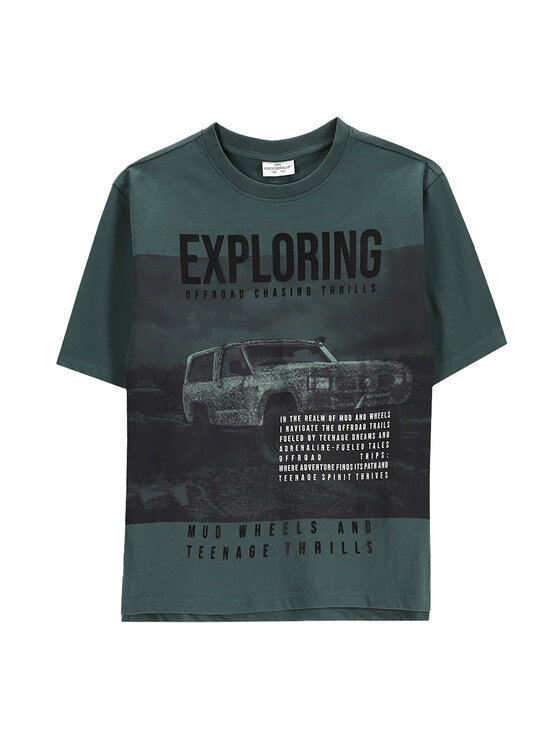 Coccodrillo Coccodrillo T-Shirt WC5143206WBJ Πράσινο Regular Fit