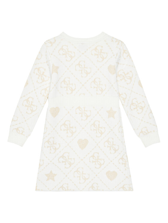 Guess Guess Džemper haljina K5BK02 Z39N0 Bež Regular Fit