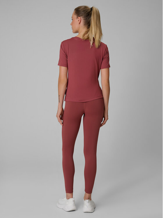 4F 4F Legginsy BASIC+ Brązowy jasny Slim Fit