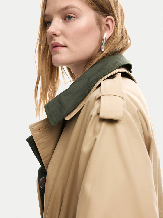 Desigual Desigual Trench Chaq Polo 26SWEW12 Smeđa Regular Fit