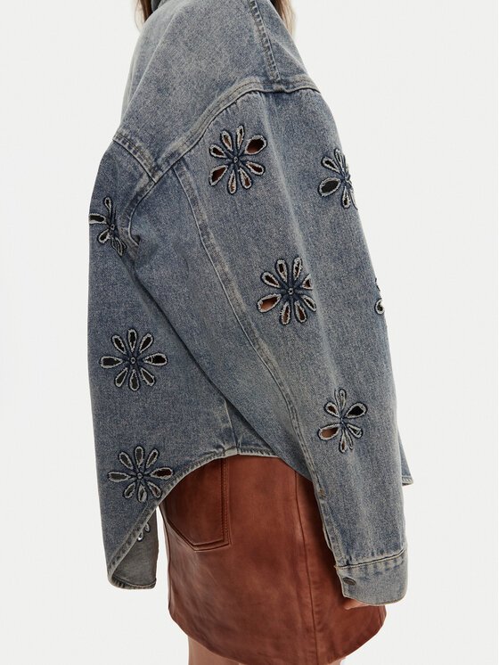 One Teaspoon One Teaspoon Jeans srajca 26501 Modra Regular Fit