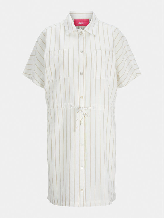JJXX JJXX Rochie tip cămașă Sana 12249747 Alb Relaxed Fit