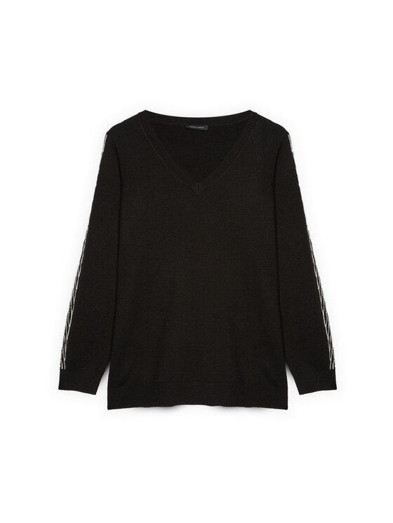 Fiorella Rubino Fiorella Rubino Sweter M094L008367N033 Czarny Regular Fit
