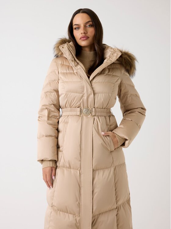 Guess Guess Demisezoninė striukė 179257 Smėlio Classic Fit
