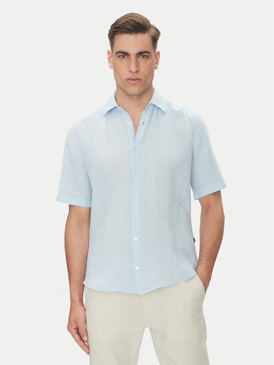 BOSS BOSS Košeľa 50537382 Modrá Regular Fit