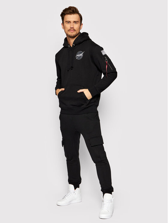 Alpha Industries Alpha Industries Μπλούζα Space Shuttle 178317 Μαύρο Regular Fit