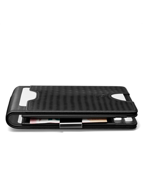 James Hawk James Hawk Mały Portfel Męski Męski skórzany portfel slim z RFID Szary