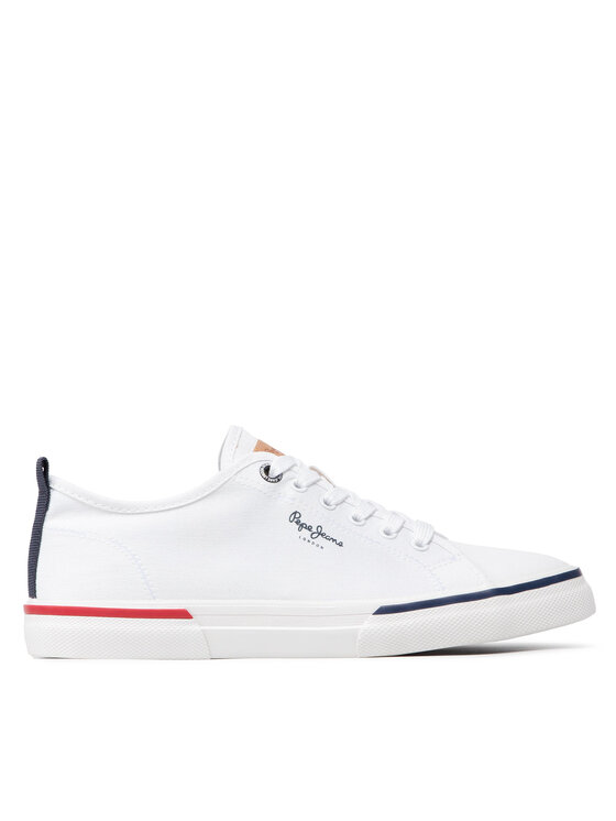 Pepe Jeans Toni Pons Sneakers aus Stoff Kenton Smart 22 PMS30811 Weiß