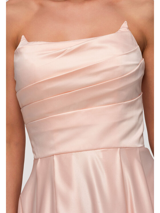 Ombre Ombre Sukienka wieczorowa LA-OM-DLR352 Różowy A-Line Fit