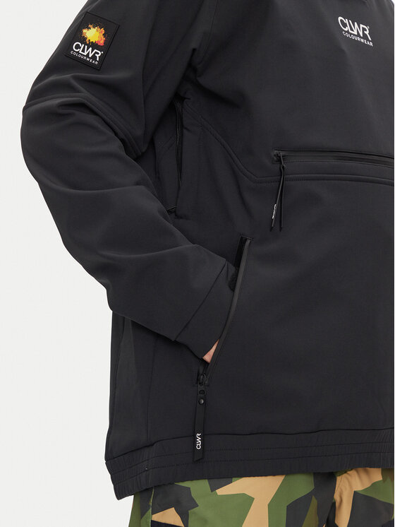 Colourwear Colourwear Kurtka narciarska Torch Anorak 7010232 Czarny Regular Fit