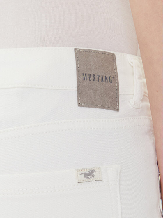 Mustang Mustang Jeansy Shelby 1016183 Biały Skinny Fit