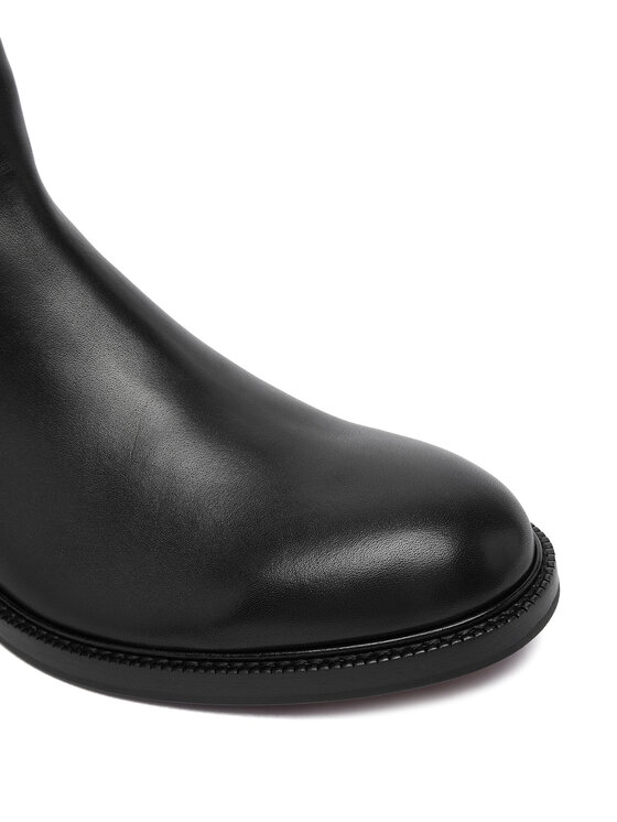 BOSS BOSS Kotníková obuv s elastickým prvkem Dressletic 50549658 Černá