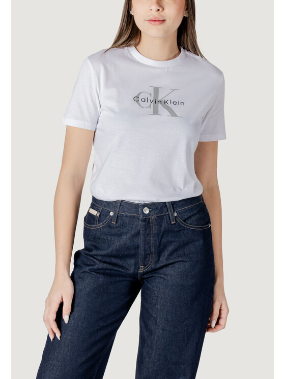 Calvin Klein Jeans Calvin Klein Jeans T-shirt LV047B864 Bianco Casual Fit