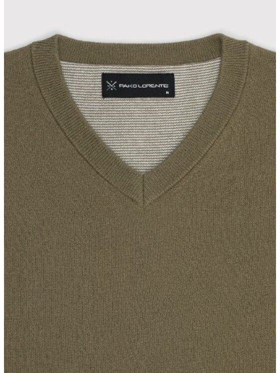Pako Lorente Pako Lorente Sweter P24WB-2X-011 Zielony Classic Fit