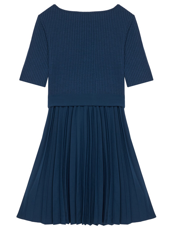 Guess Guess Sukienka codzienna J5YK23 RC1S0 Granatowy Classic Fit