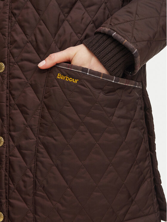 Barbour Barbour Kurtka przejściowa Liddesdale LQU1936BR92 Brązowy ciemny Relaxed Fit