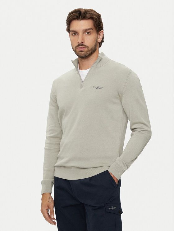 Aeronautica Militare Aeronautica Militare Maglione 242MA1489L506 Beige Regular Fit