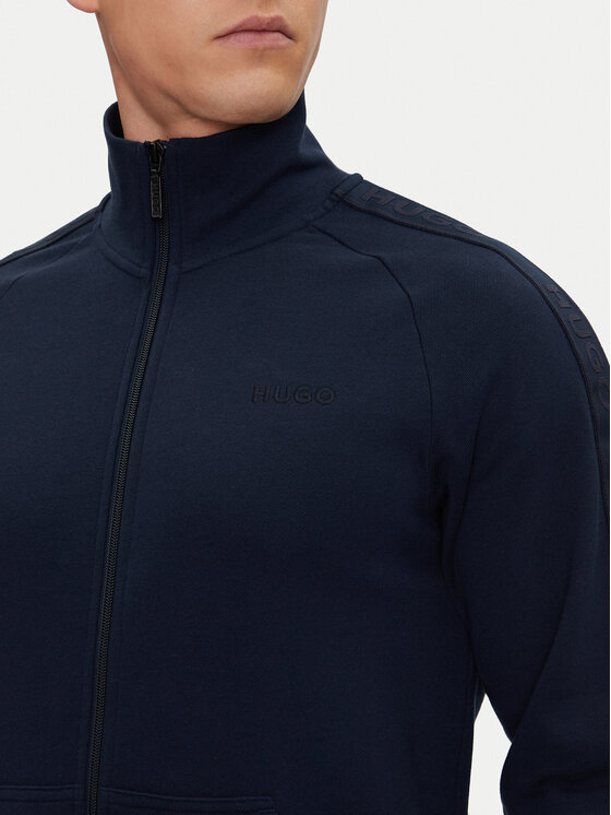 HUGO HUGO Majica dugih rukava Liam 50540933 Tamnoplava Regular Fit