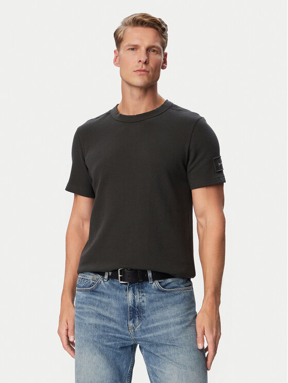 Calvin Klein Jeans Calvin Klein Jeans Majica LV04RJ208G Temno rjava Regular Fit