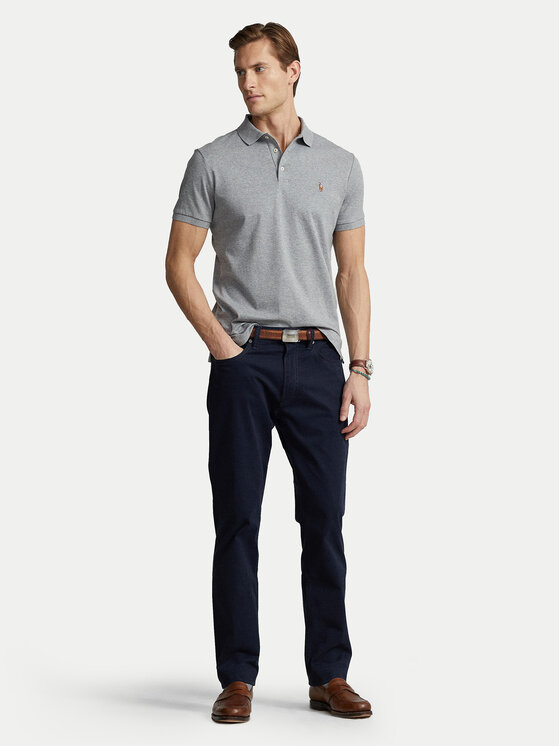 Polo Ralph Lauren Polo Ralph Lauren Polokošile 710713130007 Šedá Custom Slim Fit