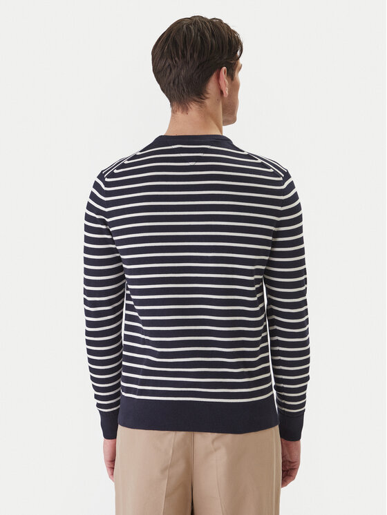 Tommy Hilfiger Tommy Hilfiger Pulover Essential MW0MW39999 Bleumarin Regular Fit