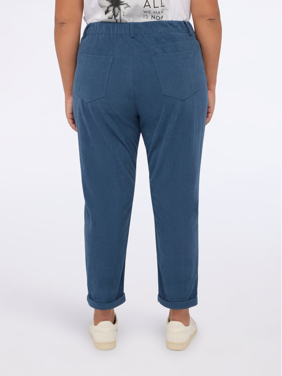 Fiorella Rubino Fiorella Rubino Pantaloni di tessuto P700T005112N024 Turchese Regular Fit