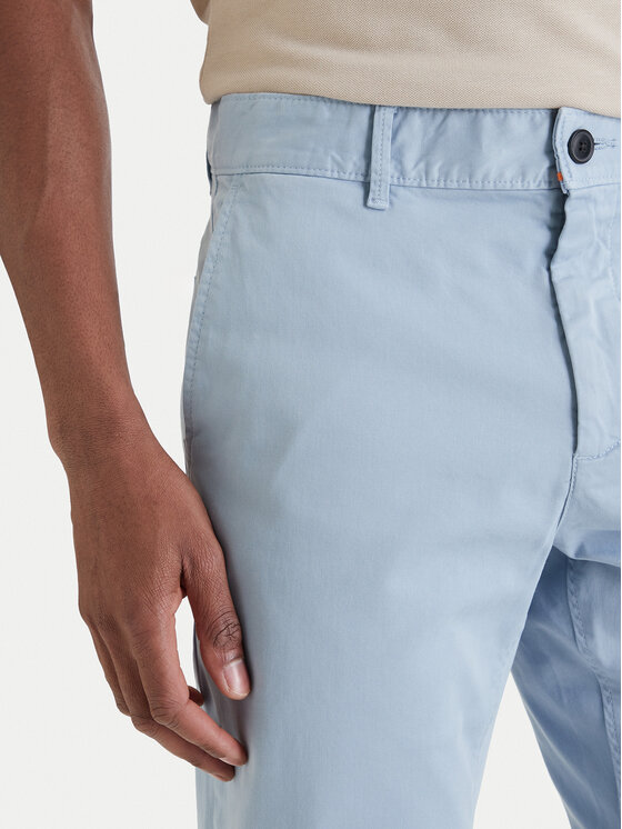 BOSS BOSS Chino nohavice 50510933 Modrá Slim Fit
