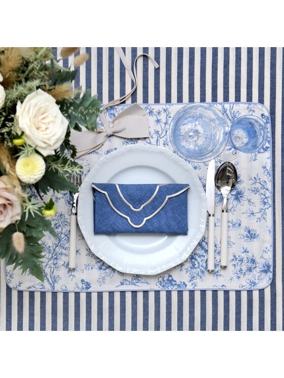 Roseberry Home Roseberry Home Obrus Dandy Blue Niebieski