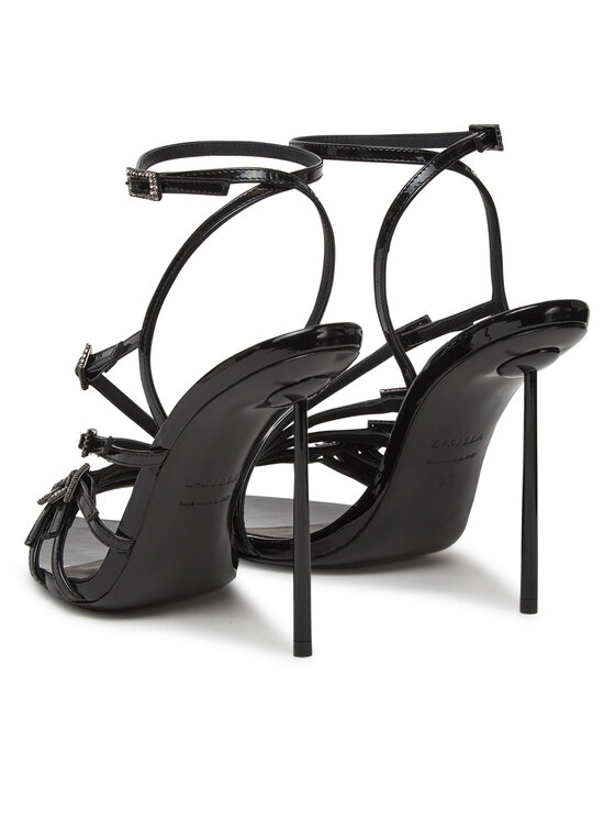 Le Silla Le Silla Sandały 6617C100BLPPKAB Czarny