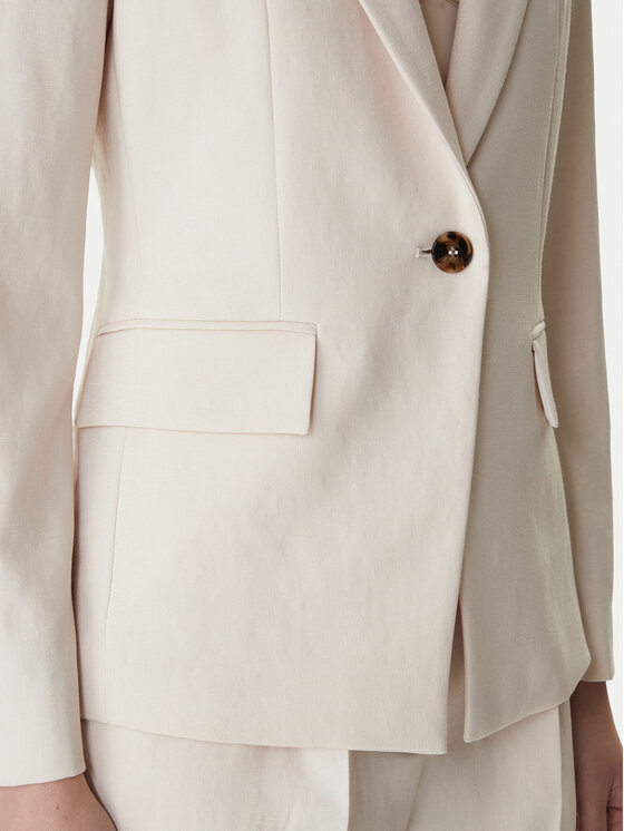 Marella Marella Bleizers Slogan1 2615041211 Écru Slim Fit