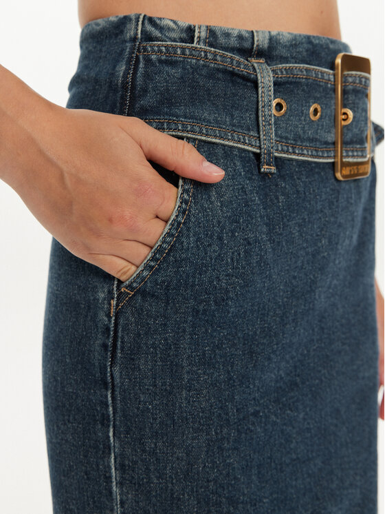 Miss Sixty Miss Sixty Spódnica jeansowa 6L3KJ5860000 Granatowy Regular Fit