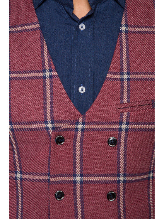 Lancerto Lancerto Kamizelka Haifa Czerwony Regular Fit