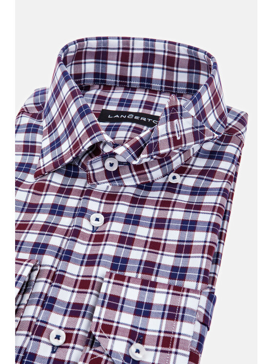 Lancerto Lancerto Koszula Fidelia KO051217000003 Granatowy Regular Fit