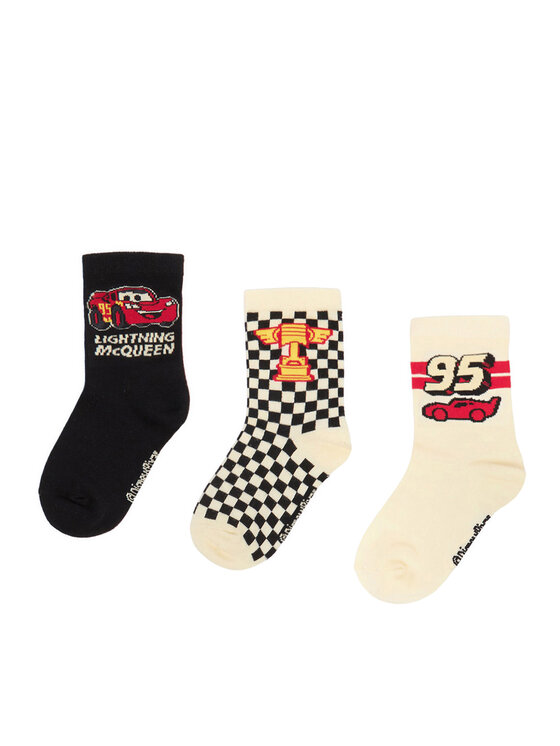 Cars Cars Pikad sokid CEO-ACCCS-SS26-238DPC(3-PACK) Värviline