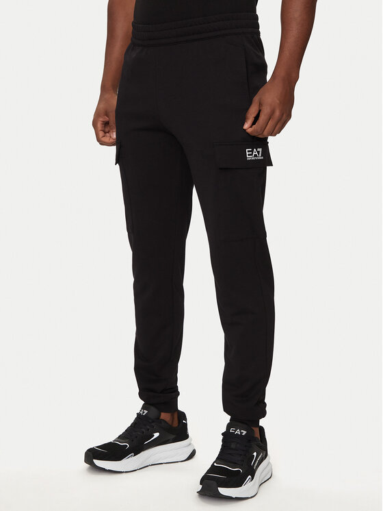 EA7 Emporio Armani EA7 Emporio Armani Pantaloni trening 8NPP67 PJVRZ 1200 Negru Regular Fit