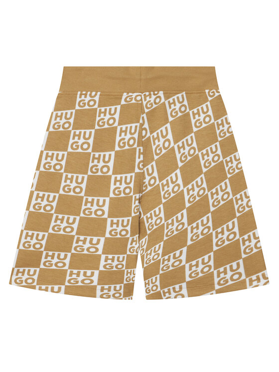 HUGO HUGO Sportovní kraťasy G00999 S Béžová Regular Fit