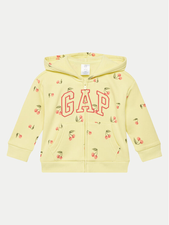 Gap Mikina 710011-02 Žltá Regular Fit