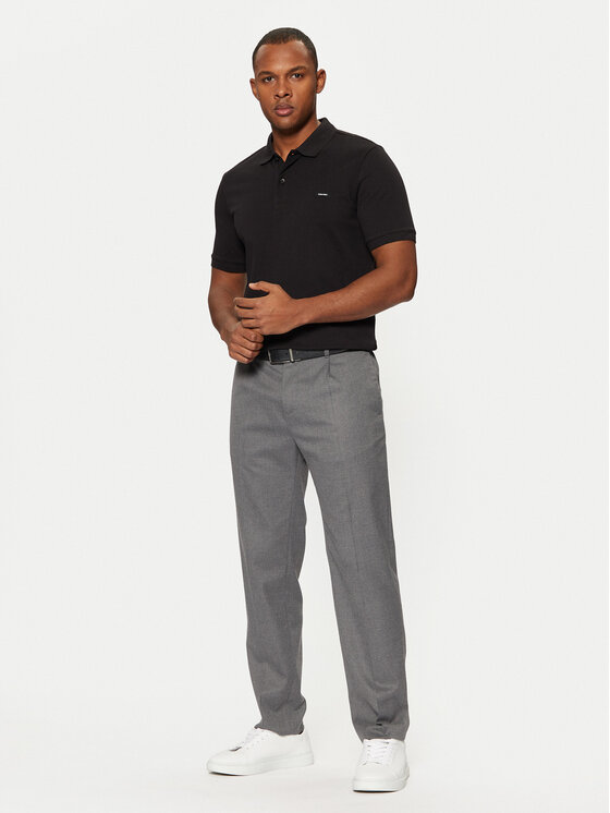Calvin Klein Calvin Klein Polokošeľa K10K111196 Čierna Slim Fit