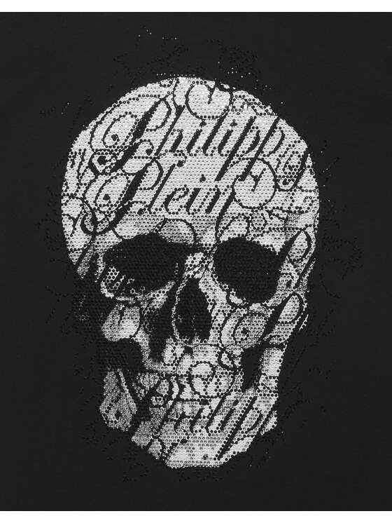 PHILIPP PLEIN PHILIPP PLEIN T-Shirt 28271 Czarny Regular Fit
