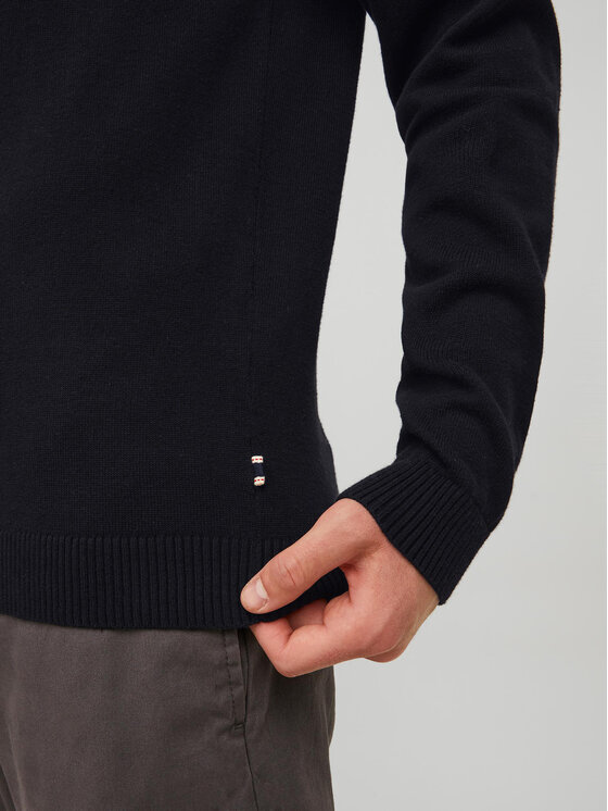 Jack&Jones Jack&Jones Sweter 12137194 Czarny Regular Fit