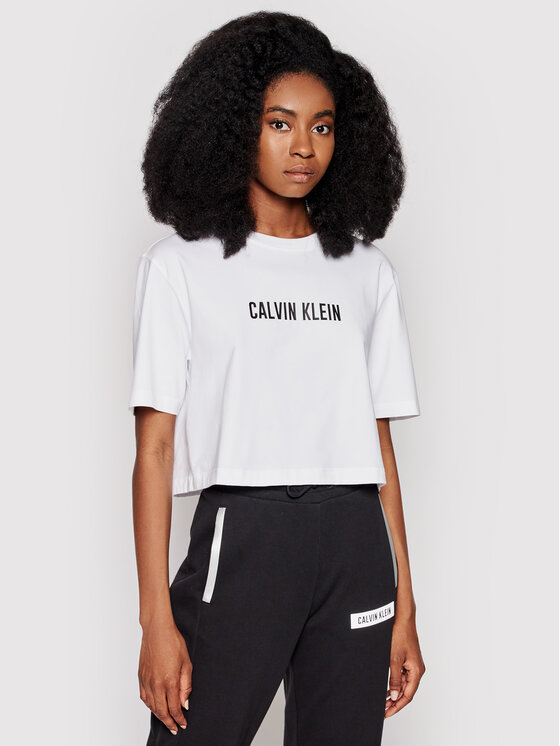 Calvin Klein Performance Marškinėliai 00GWF0K142 Balta Regular Fit