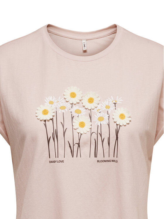 ONLY ONLY T-shirt Jany 15372108 Rosa chiaro Regular Fit
