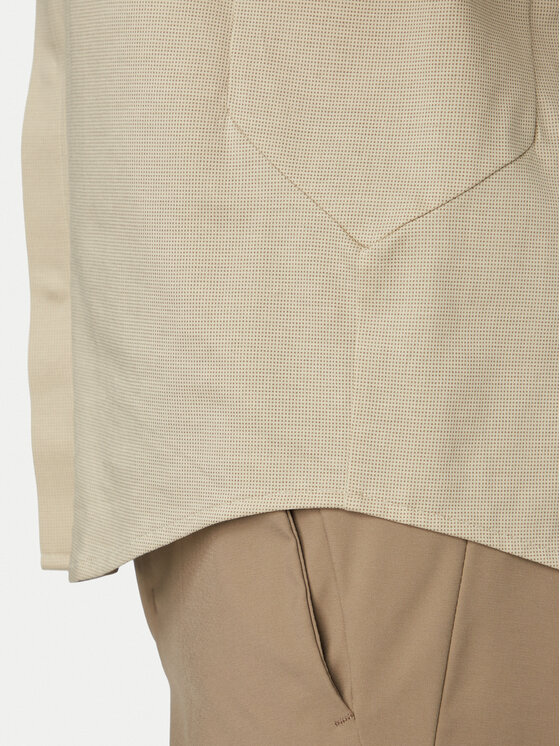 BOSS BOSS Košile Excurse S 50554450 Světle béžová Regular Fit
