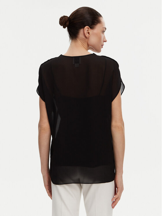 Calvin Klein Calvin Klein Halenka K20K208187 Černá Relaxed Fit