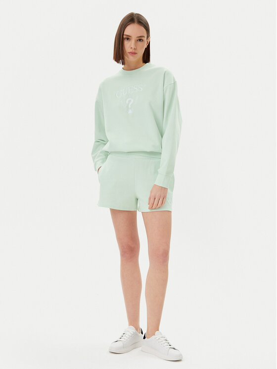 Guess Guess Felpa V5RQ12 KC3D2 Verde Regular Fit