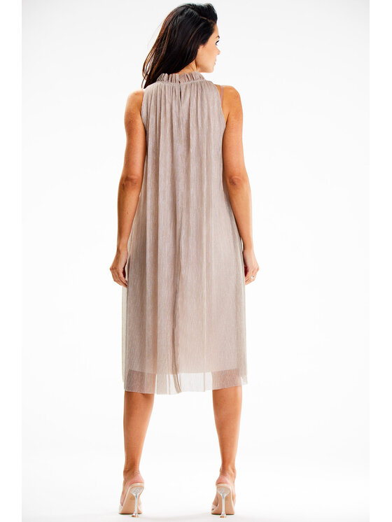 Awama Awama Abito da sera A629 Beige Basic Fit